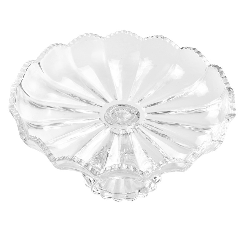 Clayre & Eef Bowl Ø 23x12 cm Transparent Glass
