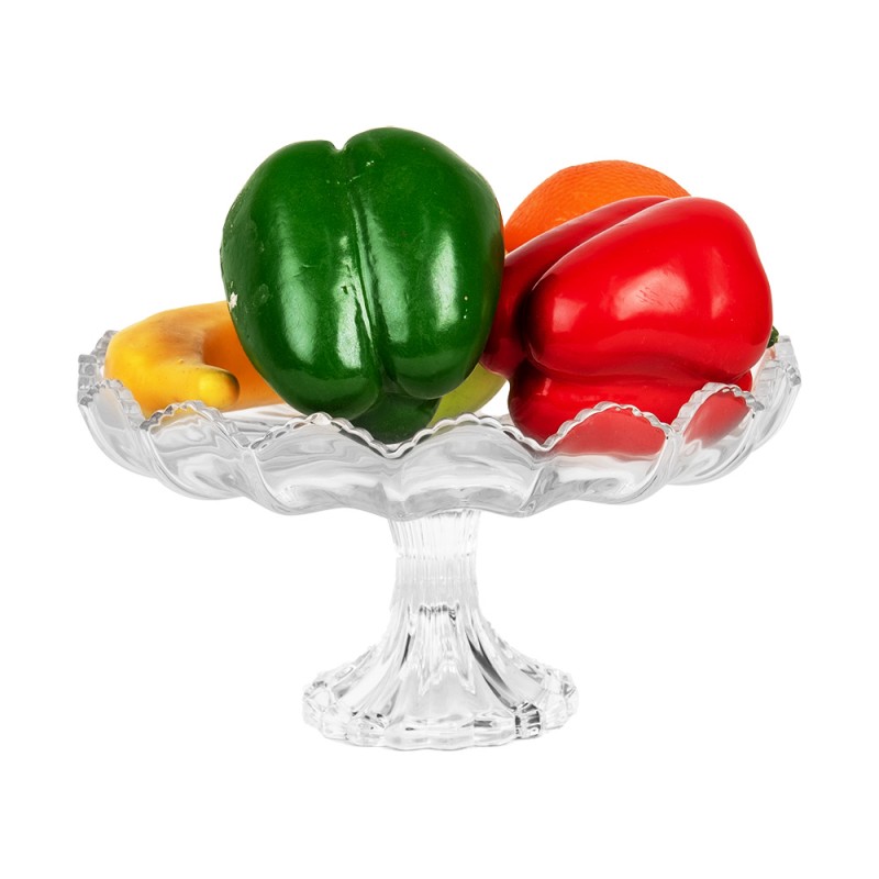 Clayre & Eef Bowl Ø 23x12 cm Transparent Glass