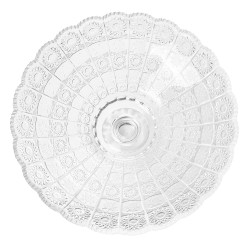 Clayre & Eef Schaal Ø 32x21 cm Transparant Glas