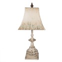 Clayre & Eef Table Lamp Ø 29x67 cm Beige Metal