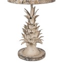 Clayre & Eef Lampe de table Ø 30x64 cm Beige Métal