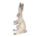 Clayre & Eef Statuetta decorativa Coniglio 8x9x17 cm Beige Materiale ceramico