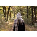 Clayre & Eef Wintersjaal Dames 39x200 cm Beige Bruin Synthetisch Rechthoek