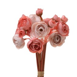 Clayre & Eef Fiore artificiale 27 cm Rosso Nero  Plastica