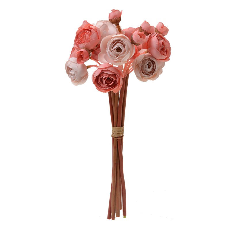 Clayre & Eef Fiore artificiale 27 cm Rosso Nero  Plastica