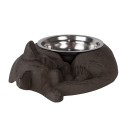 Clayre & Eef Katzennapf 325 ml Braun Metall