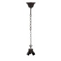 LumiLamp Pendant Light Tiffany 130 cm  Gold colored Iron