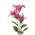 Clayre & Eef Kunstblume 72 cm Rosa Kunststoff