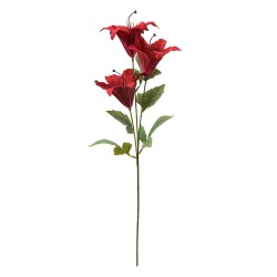 Clayre & Eef Fiore artificiale 72 cm Rosso Plastica