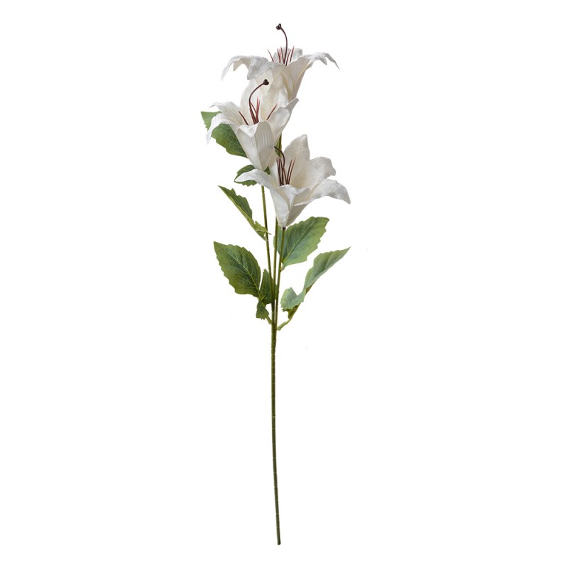 Clayre & Eef Artificial Flower 72 cm White Plastic