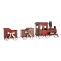 Clayre & Eef Weihnachtsdekoration Zug 94x18x28 cm Rot Metall
