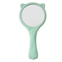 Clayre & Eef Brosse à cheveux Vert Plastique Verre Chat
