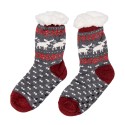 Clayre & Eef Christmas socks Set of 12 one size Multicoloured Synthetic Deer