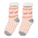 Clayre & Eef Christmas socks Set of 12 one size Multicoloured Synthetic Deer