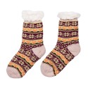 Clayre & Eef Christmas socks Set of 12 one size Multicoloured Synthetic Snowflakes