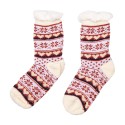 Clayre & Eef Christmas socks Set of 12 one size Multicoloured Synthetic Snowflakes