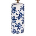 Clayre & Eef Table Lamp Ø 28x50 cm White Ceramic