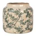 Clayre & Eef Planter Ø 15x14 cm Beige Ceramic Flowers