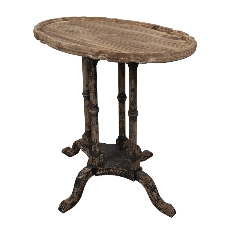 Clayre & Eef Side Table 66x42x64 cm Brown Wood