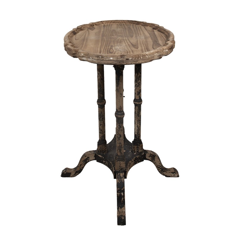 Clayre & Eef Side Table 66x42x64 cm Brown Wood