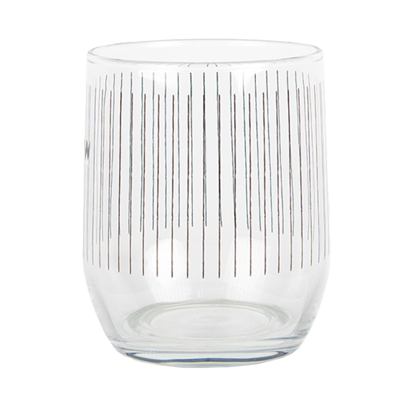Clayre & Eef Wasserglas 300 ml Transparant Glas Herz