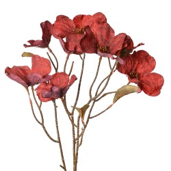 Clayre & Eef Artificial Flower 72 cm Red Plastic