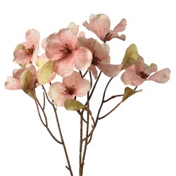 Clayre & Eef Fleur artificielle 72 cm Rose Plastique
