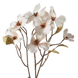 Clayre & Eef Fiore artificiale 72 cm Bianco Plastica
