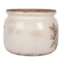 Clayre & Eef Bloempot Ø 20x15 cm Beige Keramiek