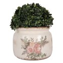 Clayre & Eef Bloempot Ø 20x15 cm Beige Keramiek