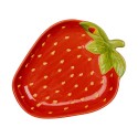 Clayre & Eef Bol Fraises 23x18x3 cm Rouge Céramique