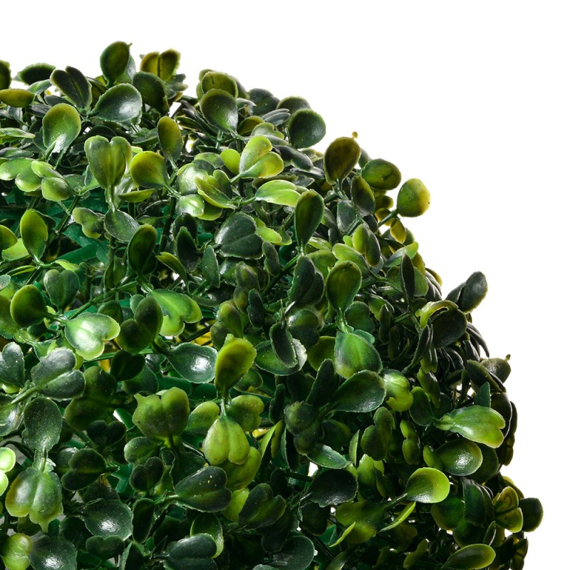Clayre & Eef Boule de buis Ø 20 cm Vert Plastique Rond