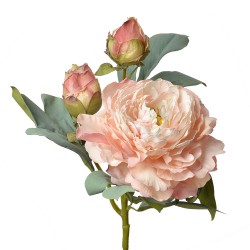 Clayre & Eef Fiore artificiale 62 cm Rosa Plastica Nessuna forma