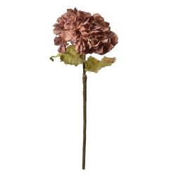 Clayre & Eef Kunstblume Hortensie 55 cm Violett Kunststoff