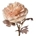 Clayre & Eef Kunstblume Rose 60 cm Rosa Kunststoff