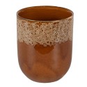 Clayre & Eef Tazza 150 ml Marrone Bianco  Ceramica