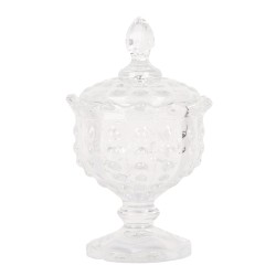 Clayre & Eef Vorratsglas Ø 9x16 cm Transparant Glas