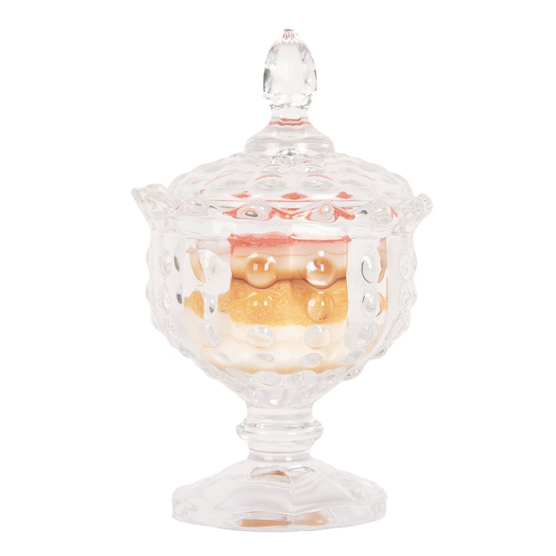 Clayre & Eef Vorratsglas Ø 9x16 cm Transparant Glas