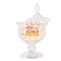Clayre & Eef Vorratsglas Ø 9x16 cm Transparant Glas