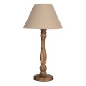 Clayre & Eef Lampada da tavolo Ø 26x50 cm Marrone Legno