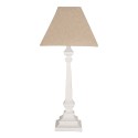 Clayre & Eef Tischlampe 28x28x65 cm Weiß Holz