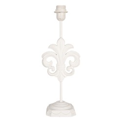 Clayre & Eef Base della lampada 17x13x44 cm Bianco Legno