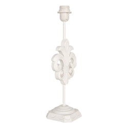 Clayre & Eef Base della lampada 17x13x44 cm Bianco Legno