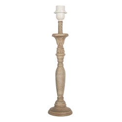 Clayre & Eef Base della lampada Ø 11x46 cm Marrone Legno