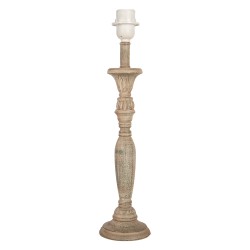 Clayre & Eef Base della lampada Ø 11x46 cm Marrone Legno