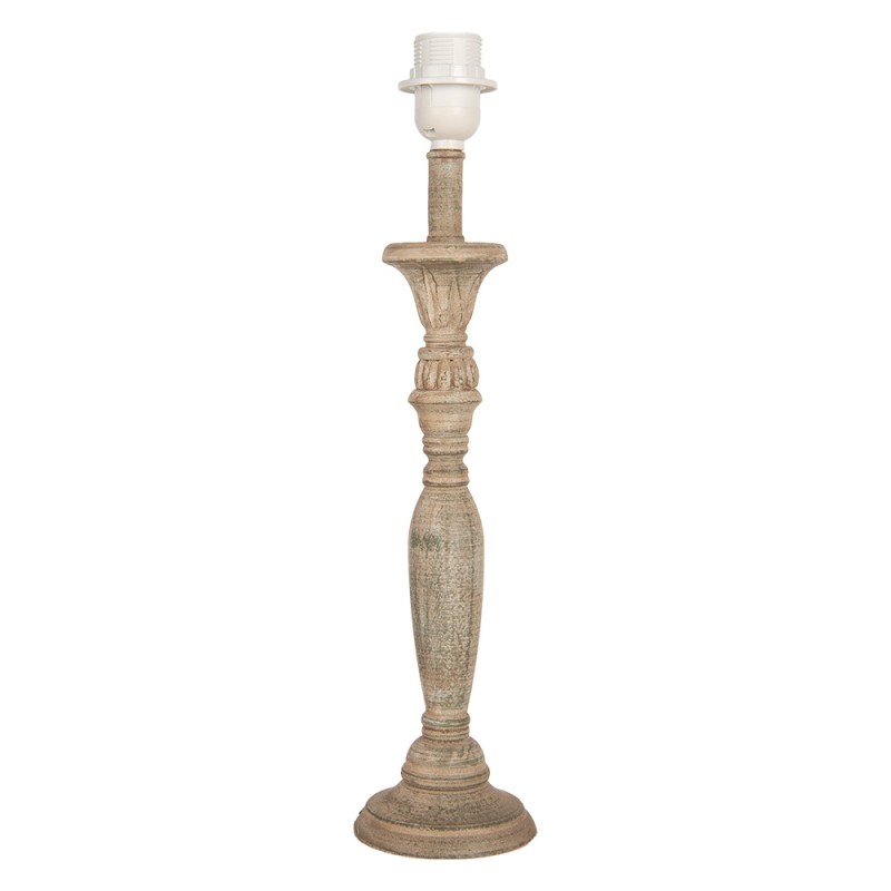 Clayre & Eef Lamp Base  Ø 11x46 cm Brown Wood