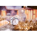Clayre & Eef Weihnachtsgirlande 200 cm Goldfarbig Kunststoff