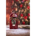 Clayre & Eef Figur Briefkasten 8x6x15 cm Rot Polyresin