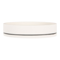Clayre & Eef Porte-savon 14x10x3 cm Blanc Plastique