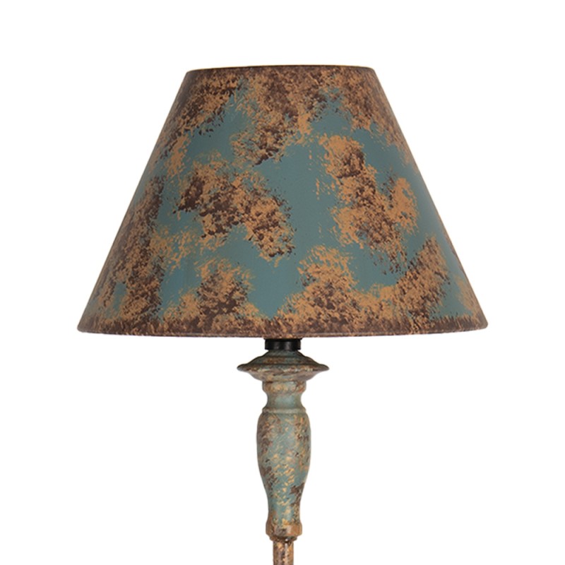 Clayre & Eef Tafellamp Ø 22x71 cm Blauw Bruin Metaal